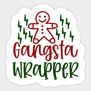 Gangsta Wrapper Sticker